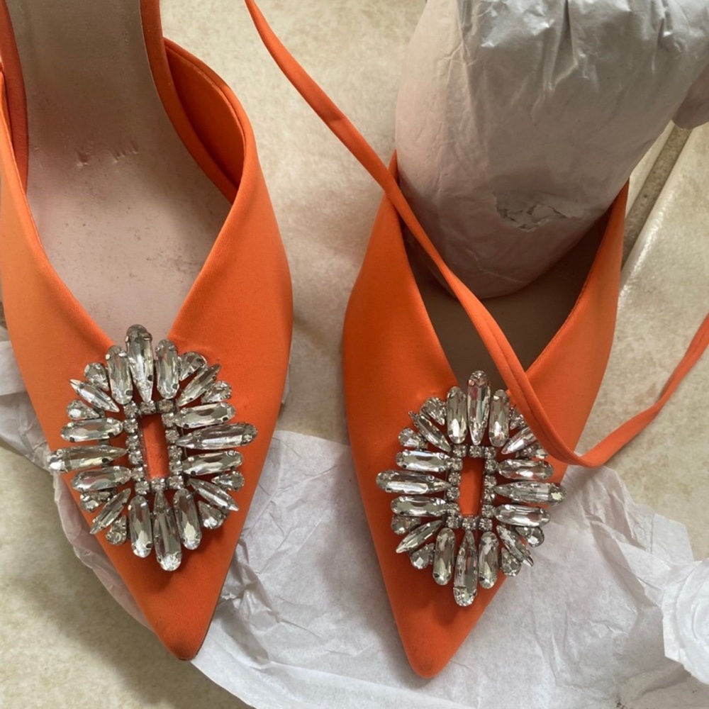 Orange ZARA heels